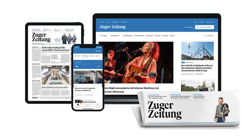 Zugerzeitung.ch jetzt auch im Web und mit eigenen Apps